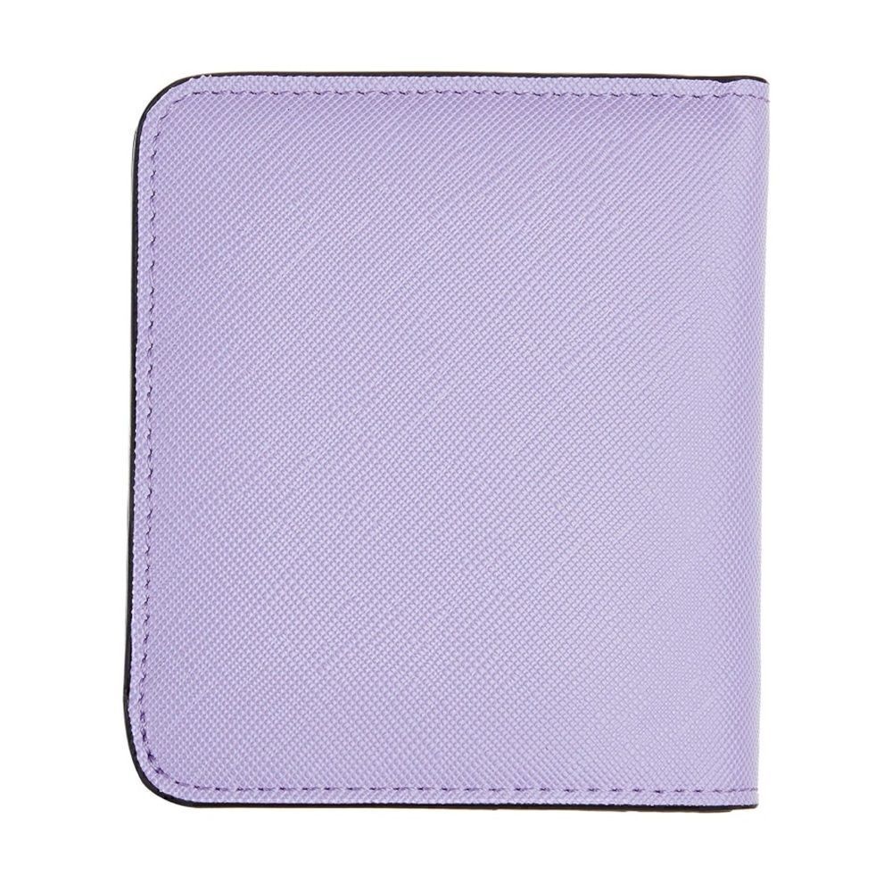 Light Purple Leather Compact Wallet - Picture 5 of 5